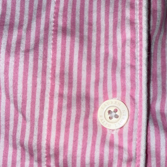 Ralph Lauren Pink Striped Button-Up Shirt - Picture 6 of 7